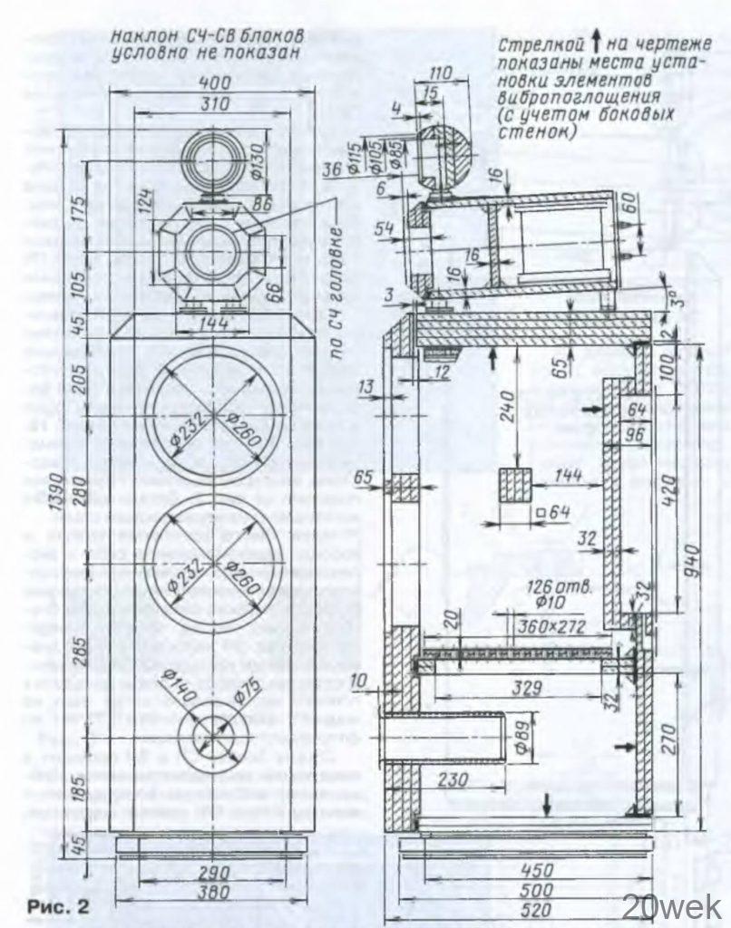 Трёхблочная акустическая система
