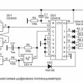 Цифровой потенциометра микросхемах CD4516 и CD4093